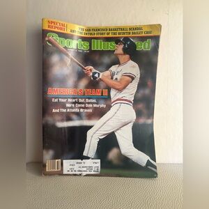 Sports Illustrated Magazine Atlanta braves Aug 9 1982